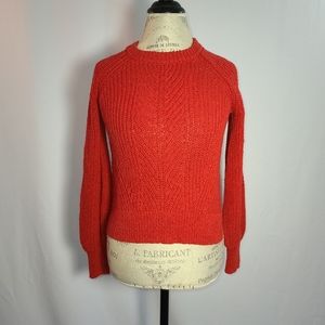 Madewell Balloon Sleeve Burnt Orange XXS